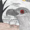 Vulture/Raven in Graveyard