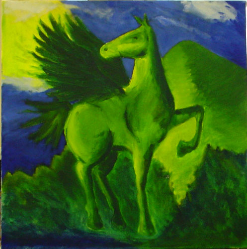 Pegasus in Green