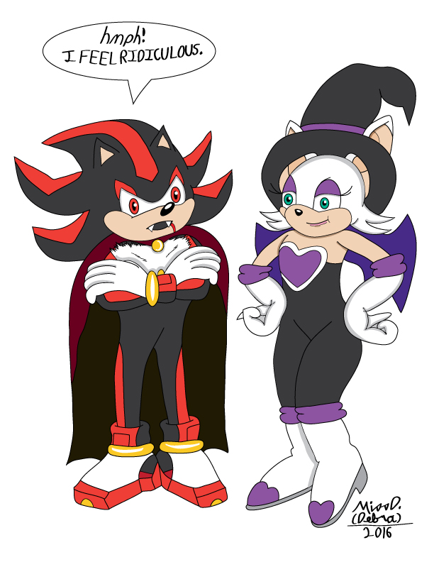 Shadow and Rouge Halloween