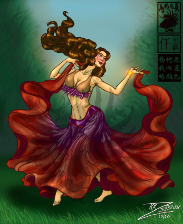 Gypsy Skirt Belly Dancer