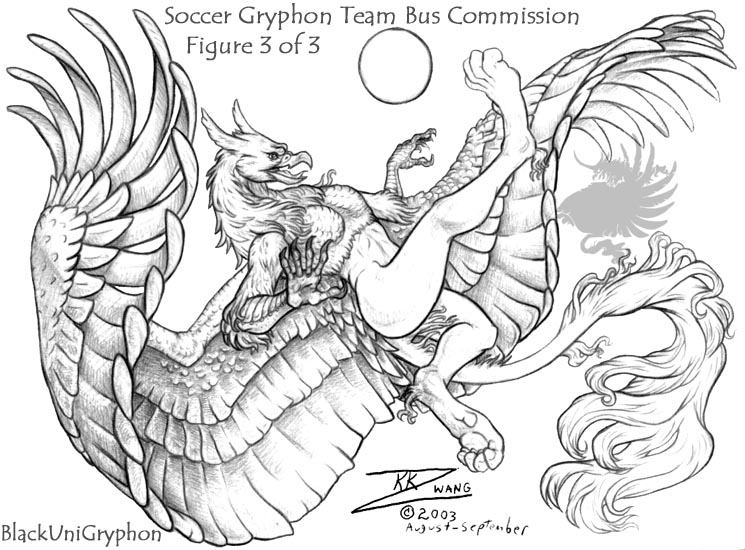 Soccer Gryphon 3 of 3