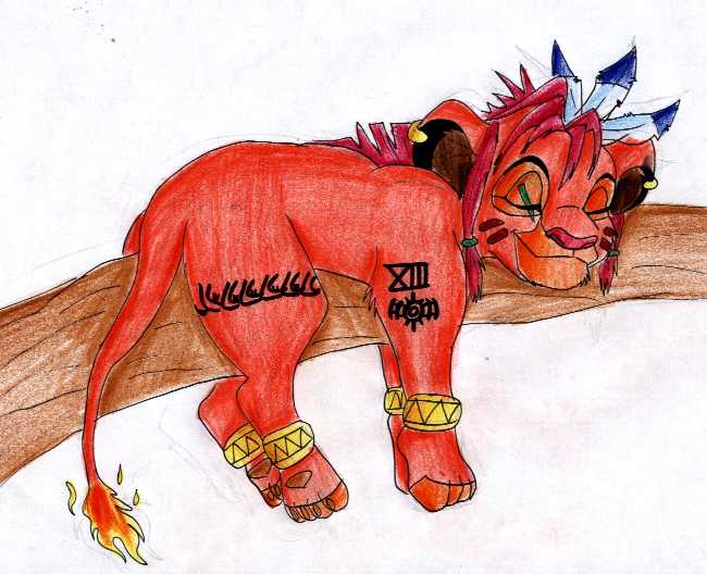 Red XIII Disney style