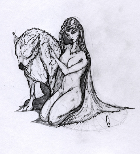 Lady and Wolf