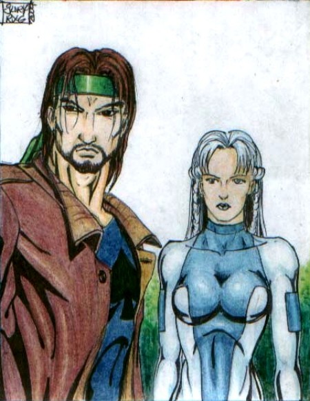 Gambit and daughter Crystal