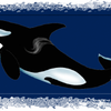 Another cartoon orca