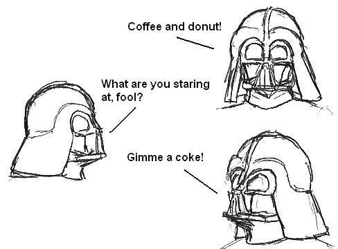 Off topic Darth Vader saying off topic things :-D