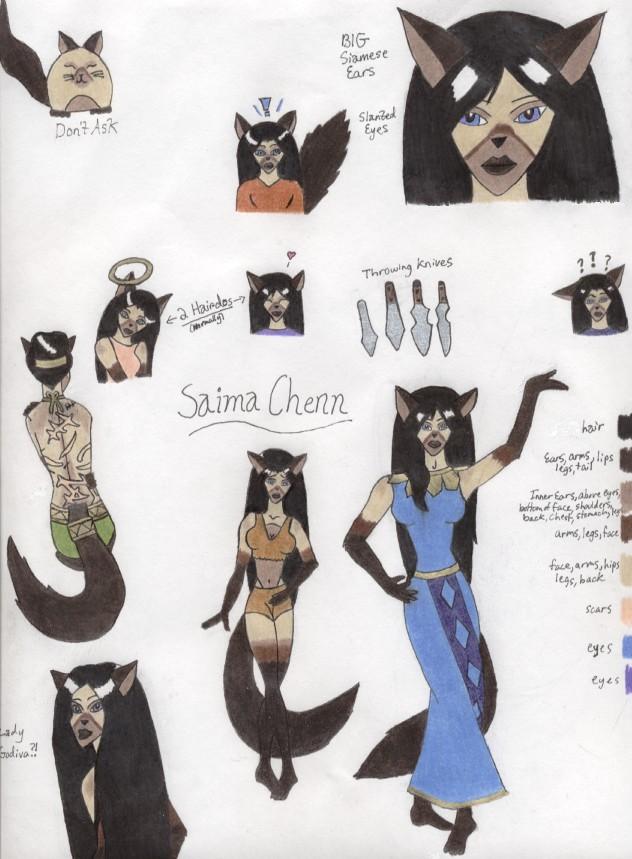Saima Chenn Character Sheet