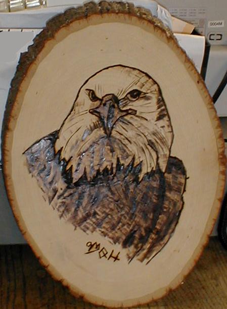 Eagle-Woodburning