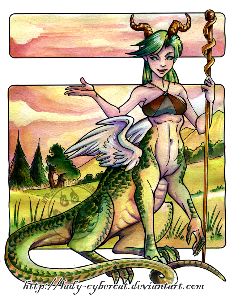 Dragontaur Girl