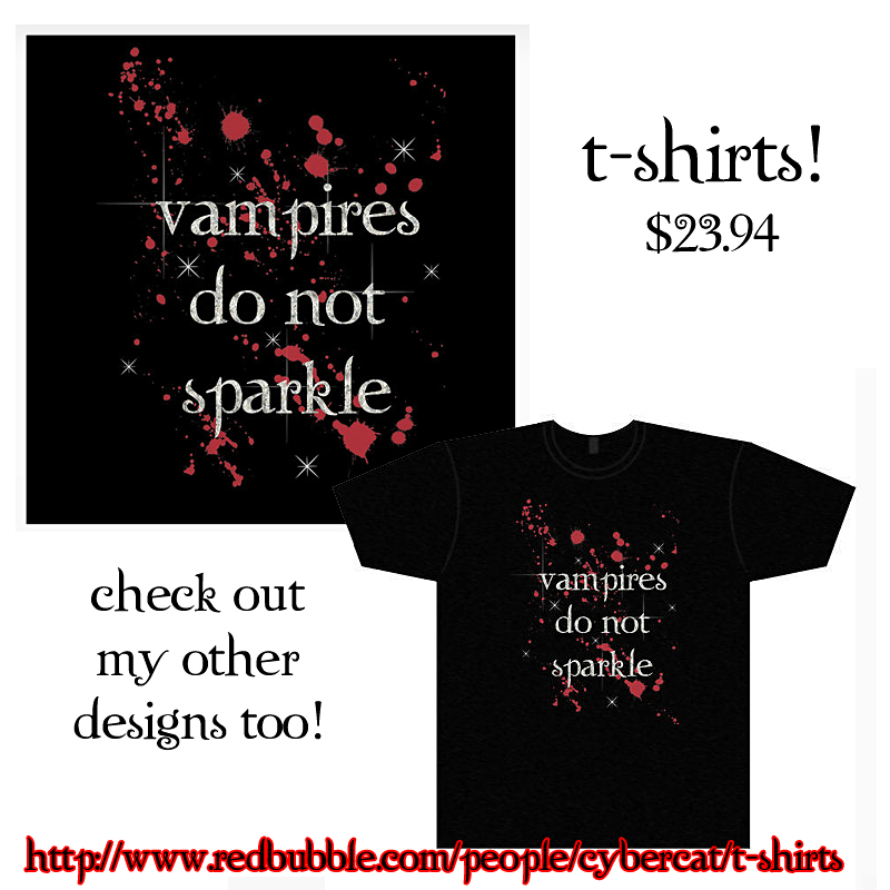 Vampires do not sparkle Tshirts