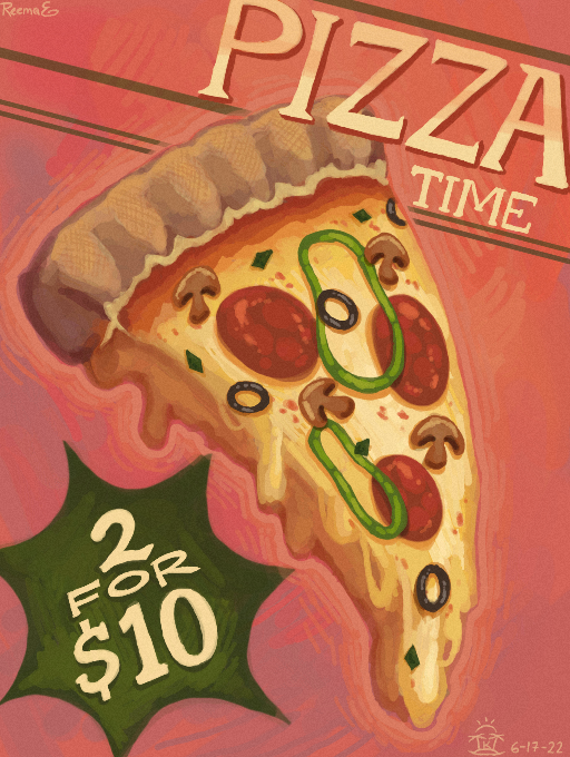 generic pizza ad