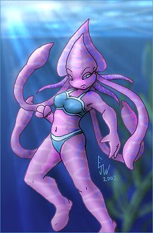 Random Squid lady