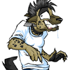 Lab Rat's hyena character