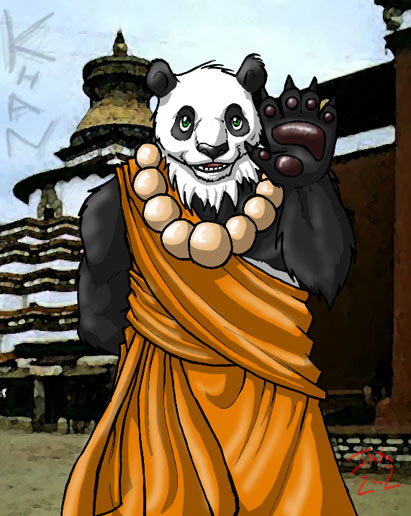 Khan, the Buddhist Panda