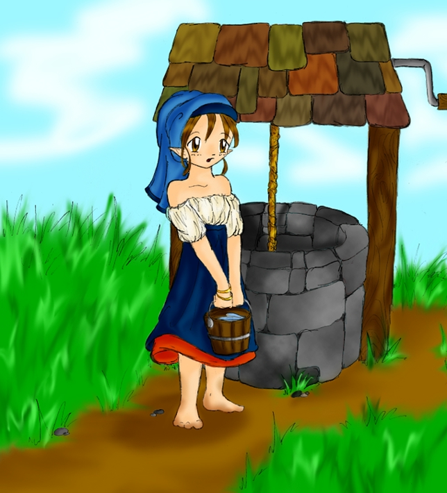 Elf-child at the Well