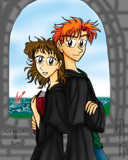 Hermione and Ron [Harry Potter]