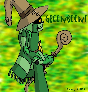 Lookit! It's Greenbeeni!