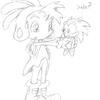 Billy Hatcher and baby Sonic