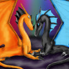 Dragon Kisses-- colored
