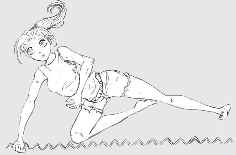 Girl Leap Over Fence...Good :]