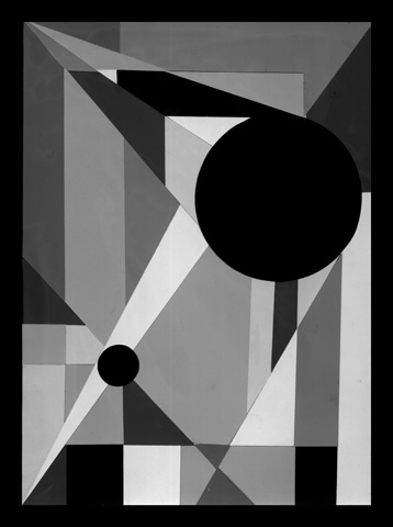 Abstract in Grayscale