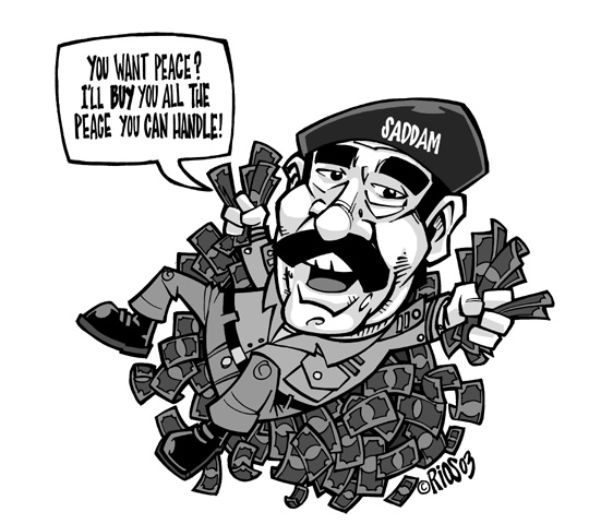 Peaceful Saddam?