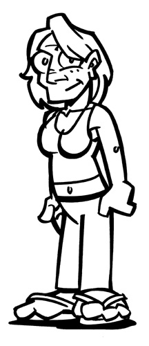 Shellie About to be Animated