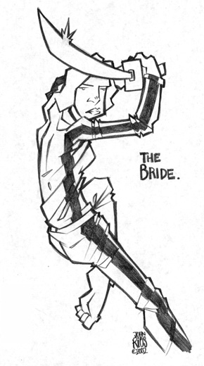 The Bride (Uma Thurman from KILL BILL)