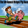 Midge Pig Race