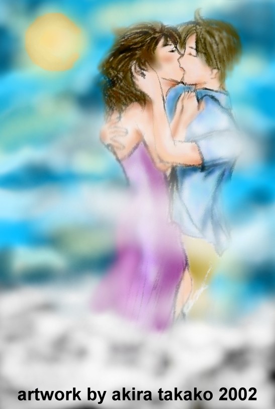 love couple kissing finished~!