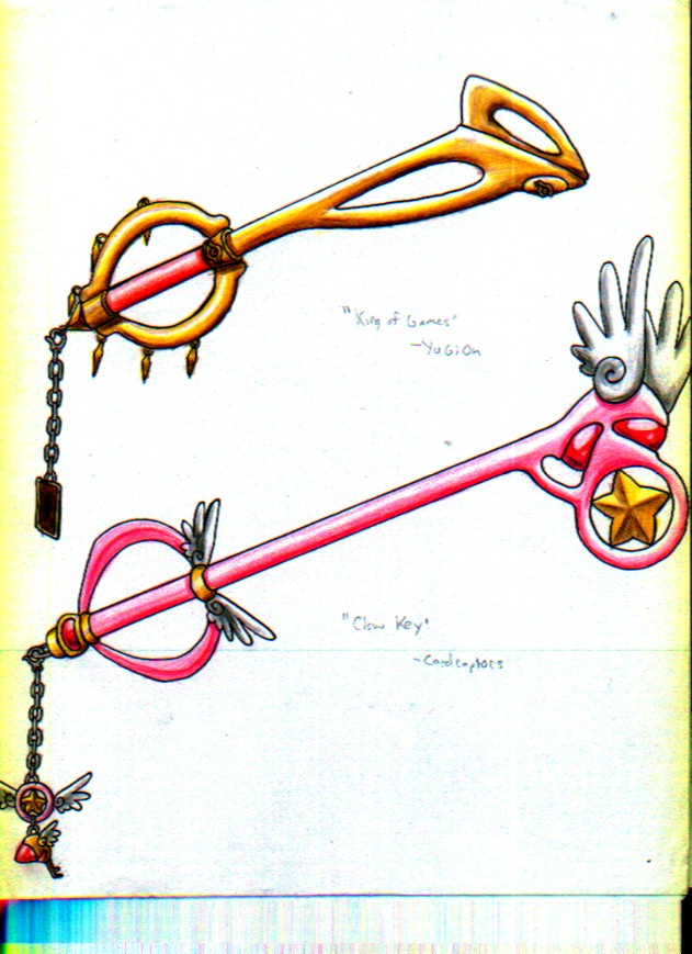 More Keyblade Designs-- Cardcaptor Sakura and YuGiOh