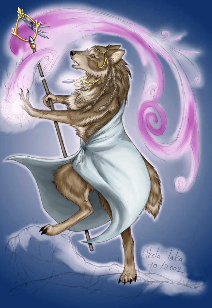Wolf Sorceress