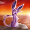 Espeon at the Sunset