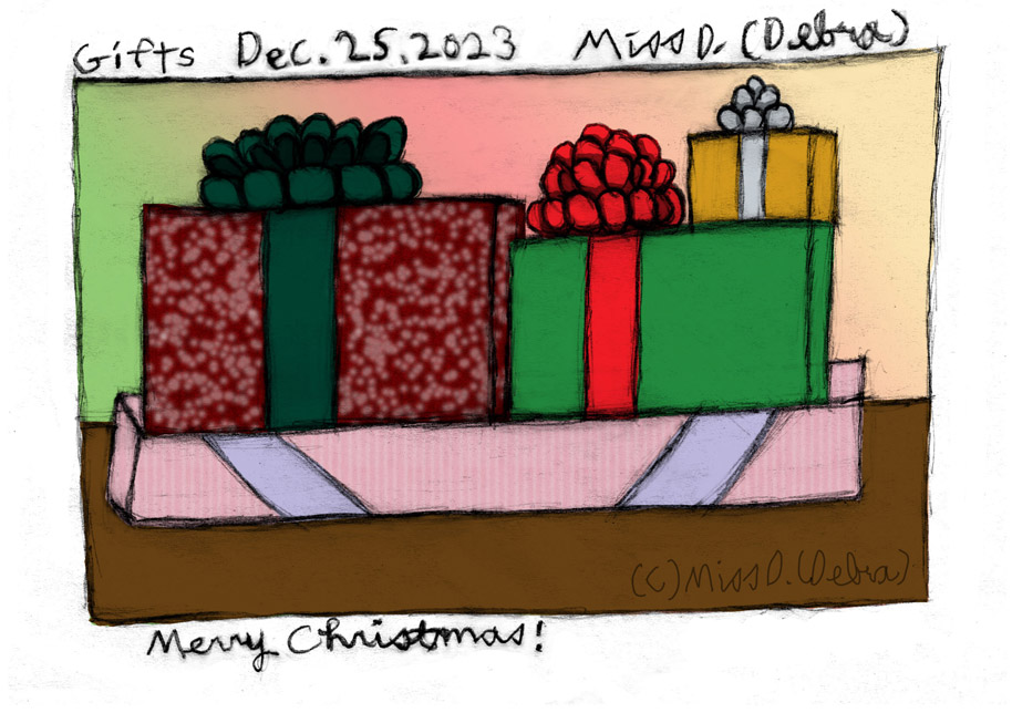 Gifts - December 25th Drawing challenge
