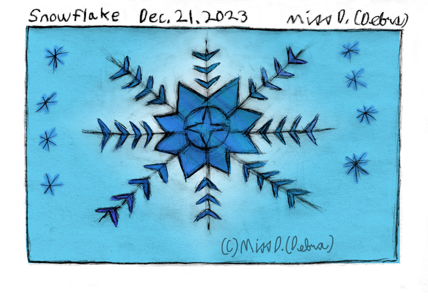Snowflake - December 21st Drawing challenge