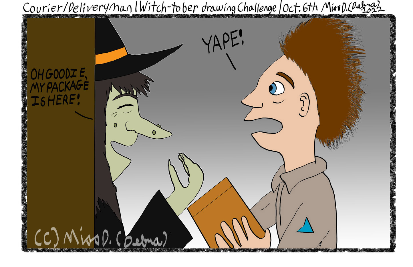 COURIER - Witch-Tober Drawing Challenge Oct. 6th