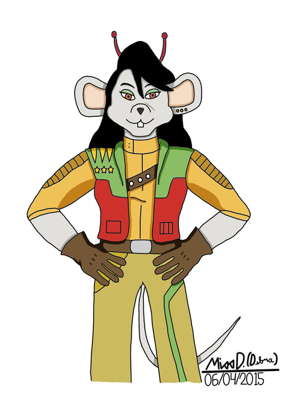Biker Mice from Mars - General Carbine - Colored