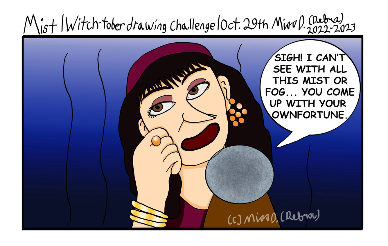 MIST - Witch-Tober Drawing Challenge Oct. 29th