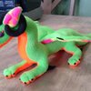 Green and Orange Ram Dragon Plushie
