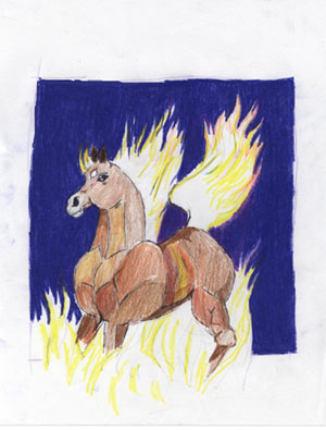 Fire horse