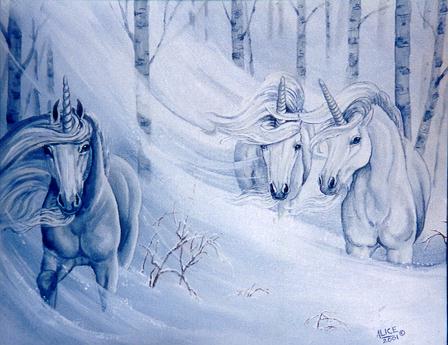 Winter  Storm - unicorns