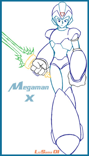 Rockman X w/Z-Sabre Megaman X 6