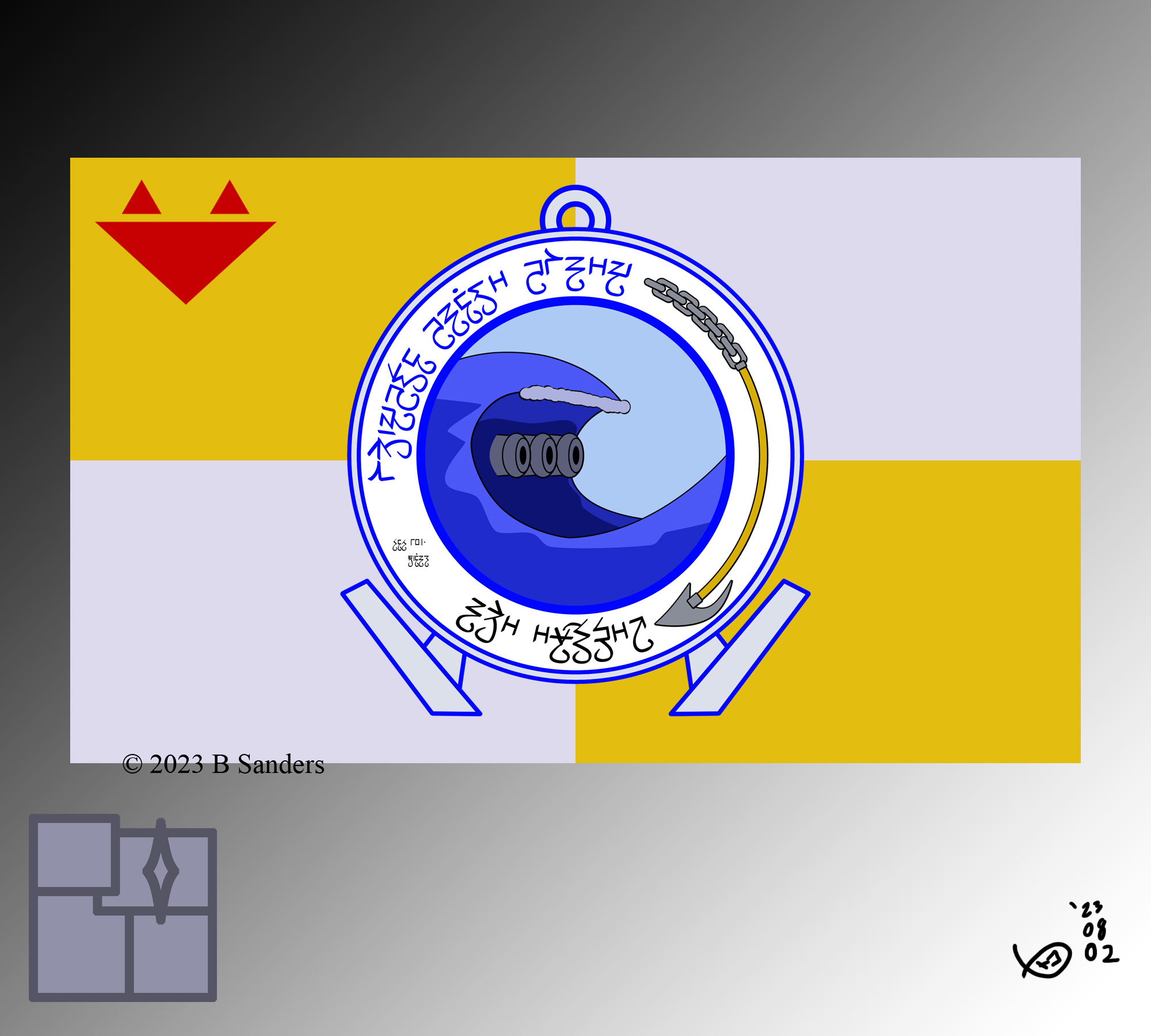 Tsunami Command of Ekim Flag