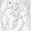 mermaid with water dragon (again)