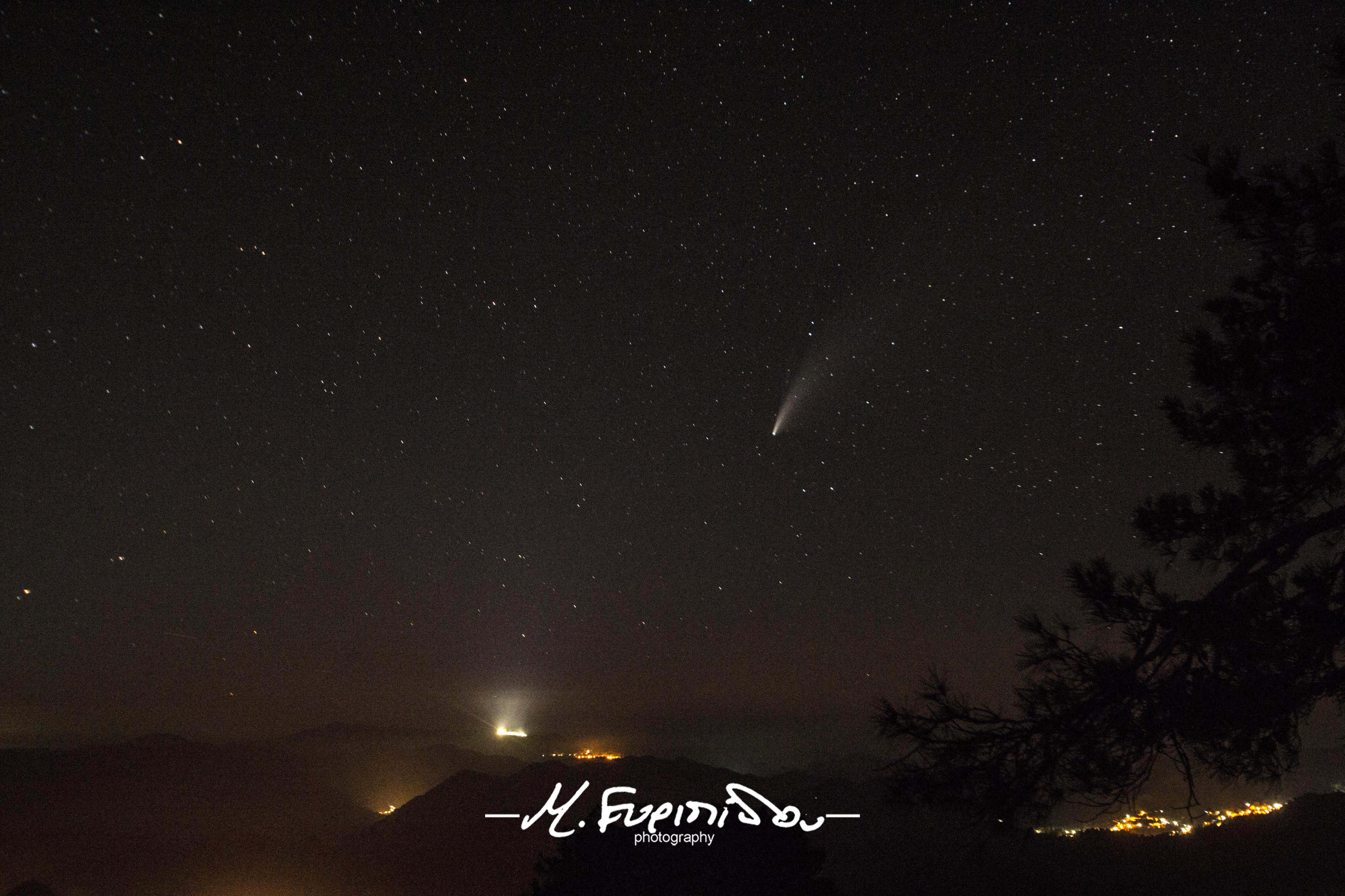 19-7-2020 neowise comet over cyprus