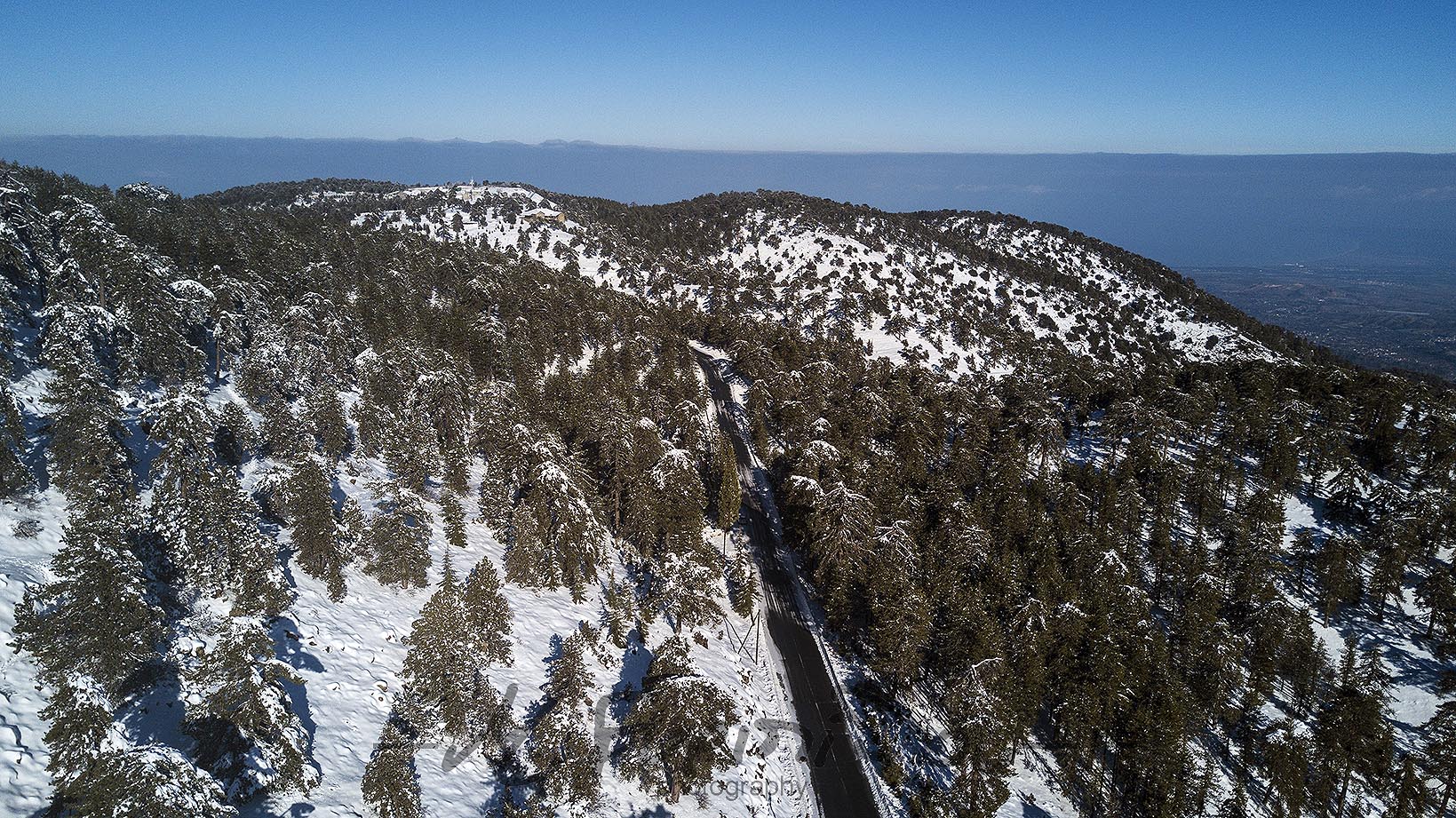 24-12-2021 Troodos mountains Cyprus-drone shot