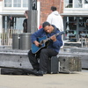 Busker plugged in