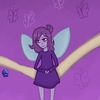 Purple Fairy On Branch