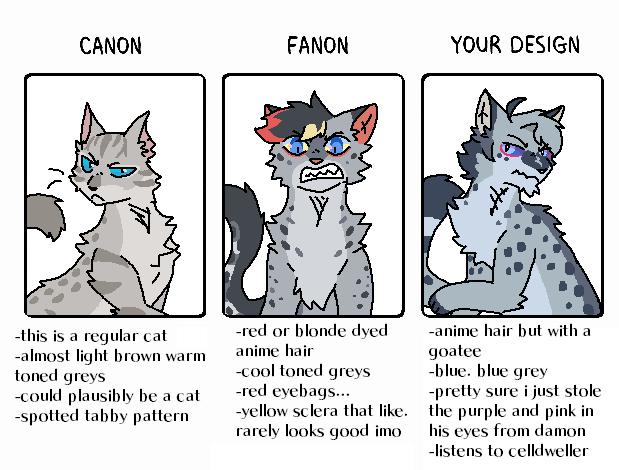 canon vs fanon vs design: ashfur