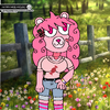 Pinky Bear in a Outfit.